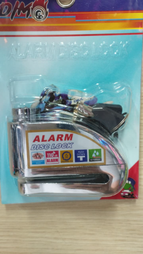 Candado alarma Plateado CAN-1054