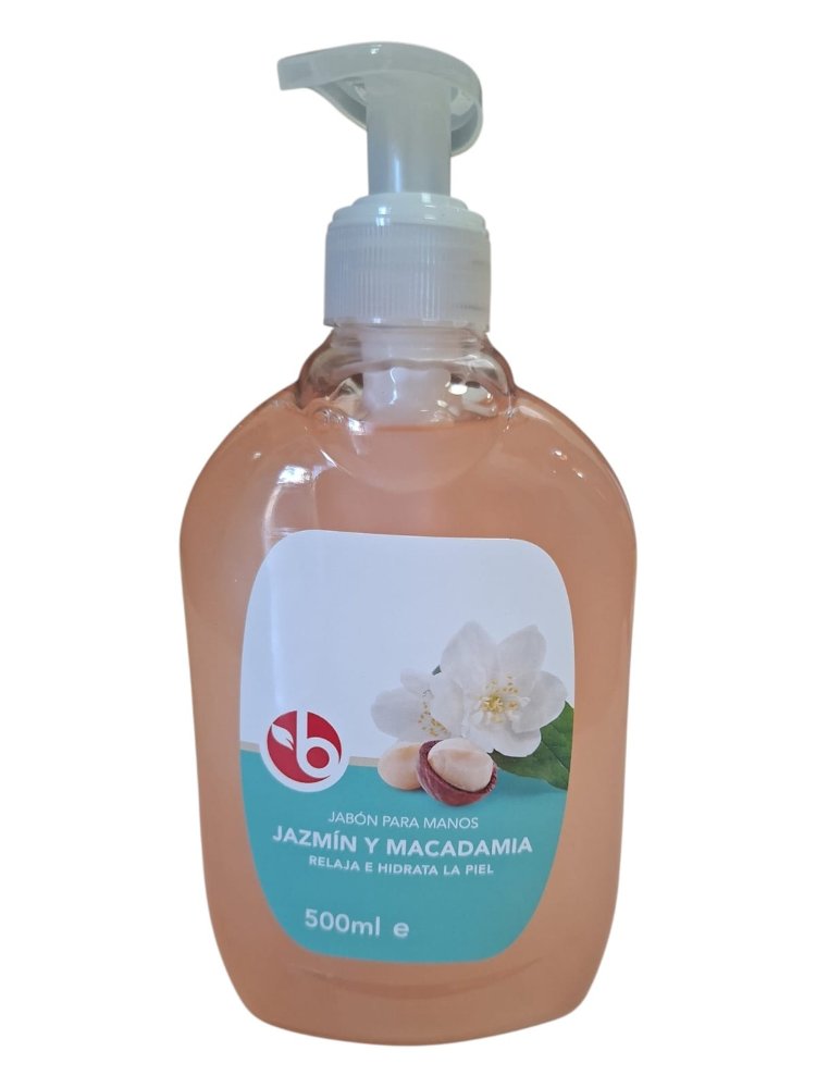 JABON LIQUIDO MANOS AROMA JAZMIN Y MACADAMIA 500 ML