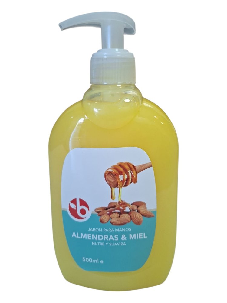 JABON LIQUIDO MANOS AROMA ALMENDRAS Y MIEL 500 ML