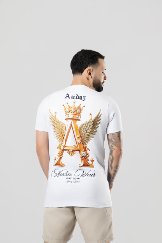 T:M Camisa audaz branca A Anjo costa