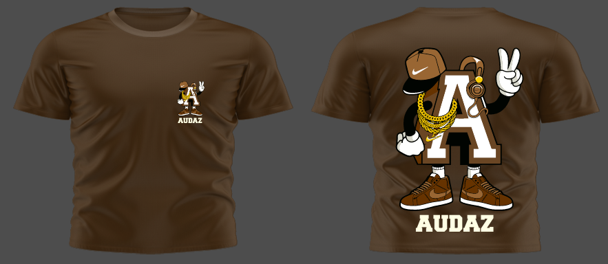 T: Camisa Audaz infantil  Marrom !