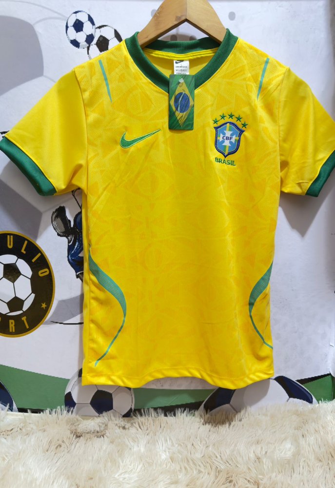 T:J Camisa Brasil Amarelo !