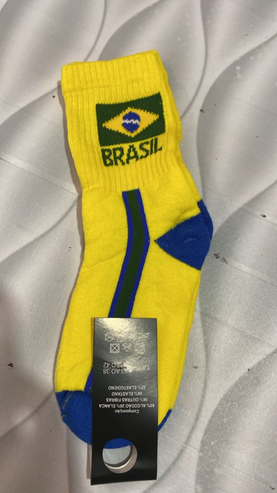 Meia Brasil Amarela !