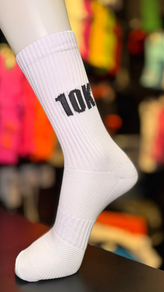 Meia Poliamida 10km Branca !