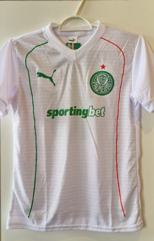 T:J Camisa Branca Palmeiras !