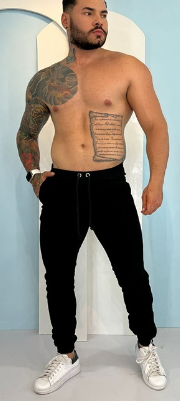 N:38 Calça Jogger Preta Lisa !