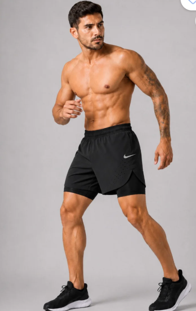 T:G Short Duplo Nike Preto Ubanne !