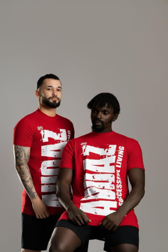 T:M Camisa Audaz Letrão Vermelha