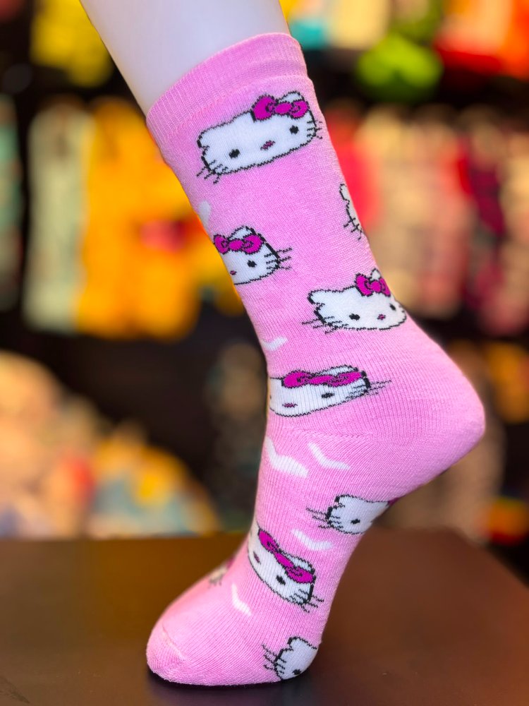Meia Rosa hello kitty @ !