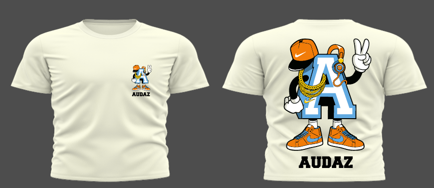 T:G Camisa Audaz Infantil Branca !