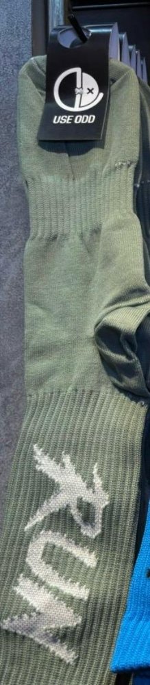 Meia poliamida Verde Militar !