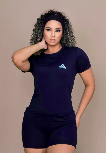 T:M Blusa Adidas Lavanda !