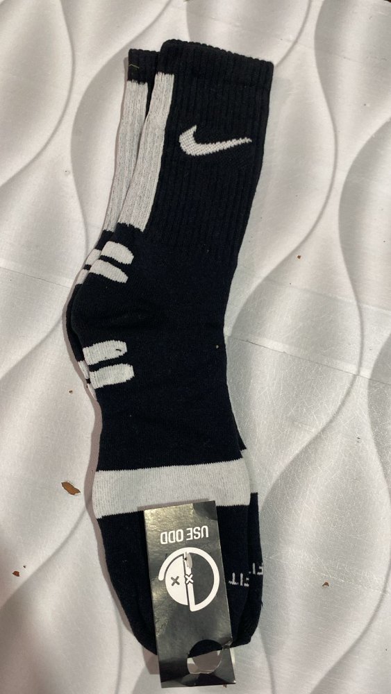 Meia Nike Preta Detalhe !