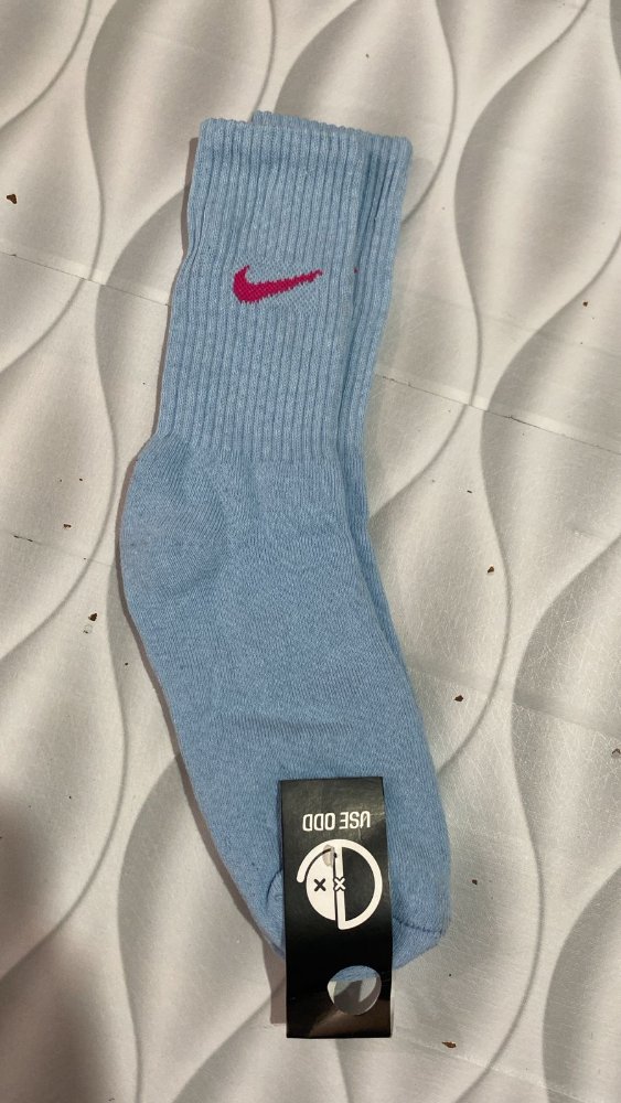 Meia Nike Azul Bebe