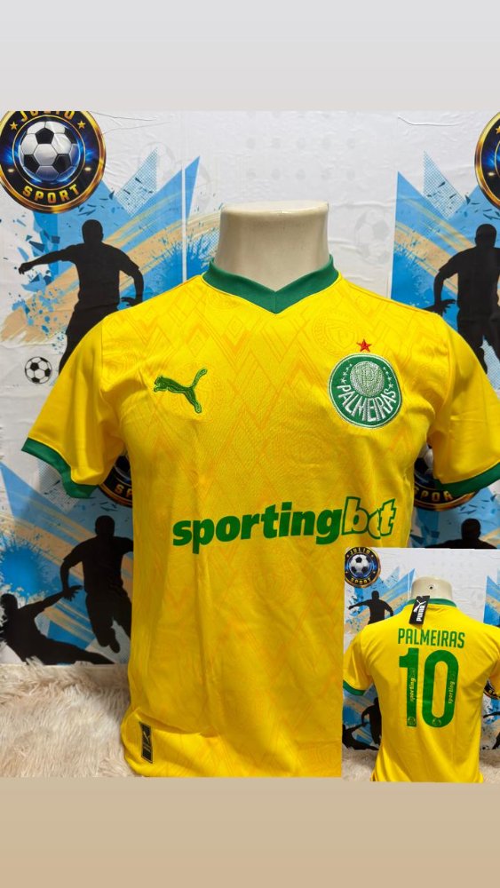 T:M Camisa Palmeiras Amarela !