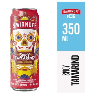 Vodka Smirnoff x1 Tamarindo picante Un x350ml