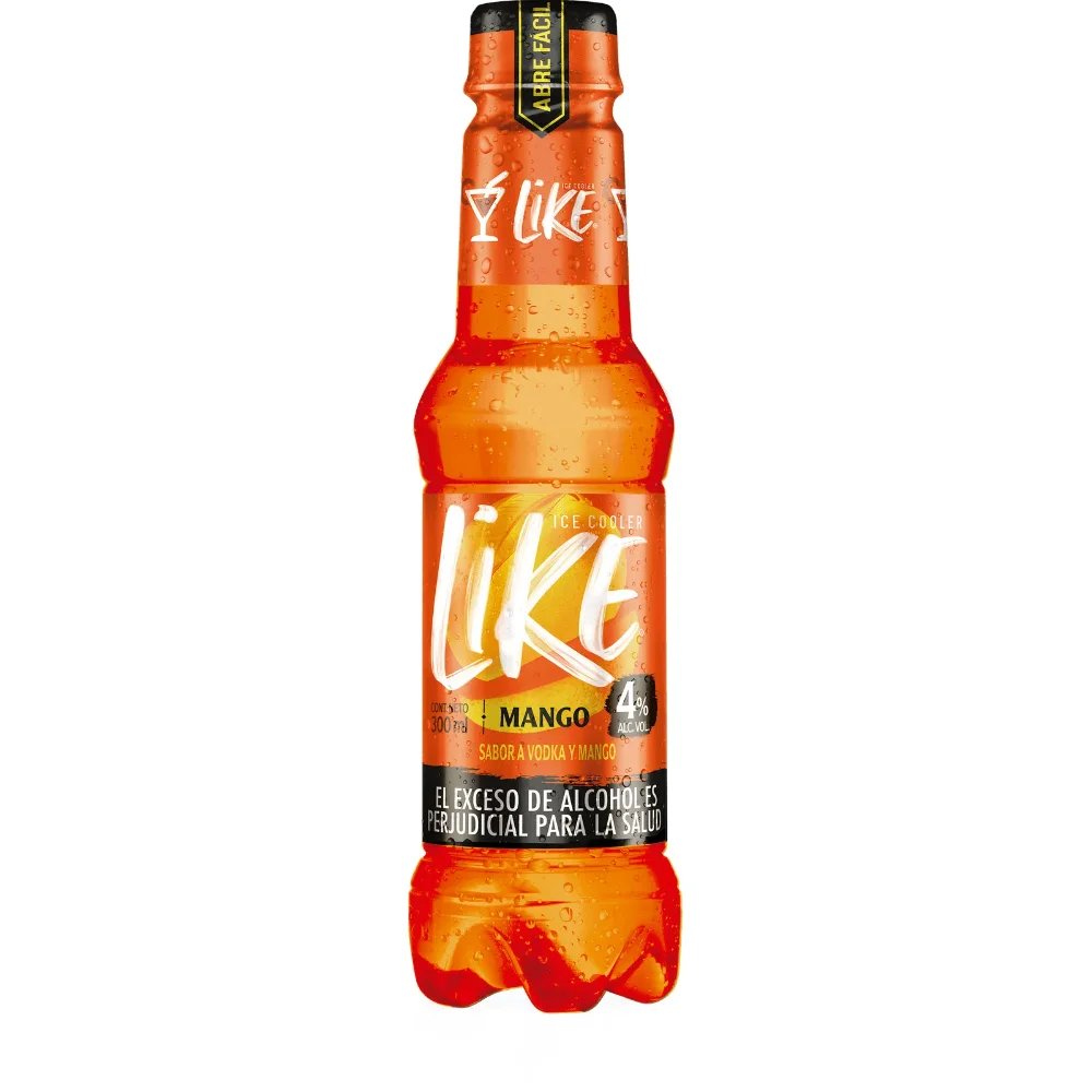 Aperitivo Like Ice Cooler Sabor Mango 300 ml x 24 uds