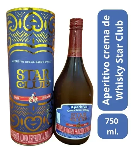 Unidad Crema De Whisky Star club 700ml