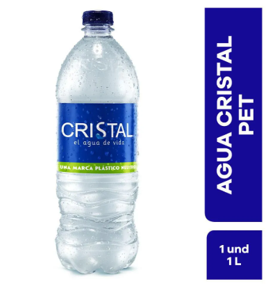 AGUA Cristal 1lt x12uds