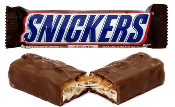 Chocolate Snickers Barra 8dp x48un 52gr