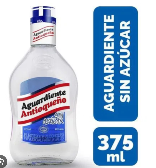Aguardiente Antioqueño Sin Azucar 375ml x30 uds