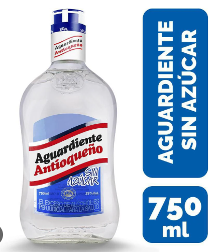 UNIDAD Aguardiente Antioqueño Azul x750ml