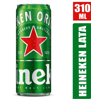 Cerveza Heineken Lata 310cm3 24UDS