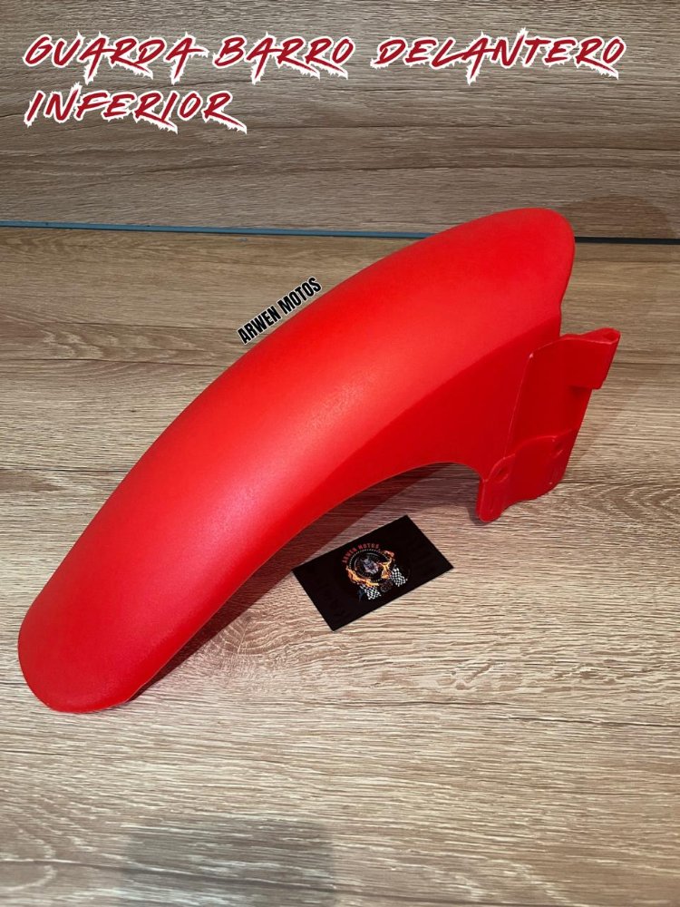 GUARDABARRO DELANTERO INF ROJO