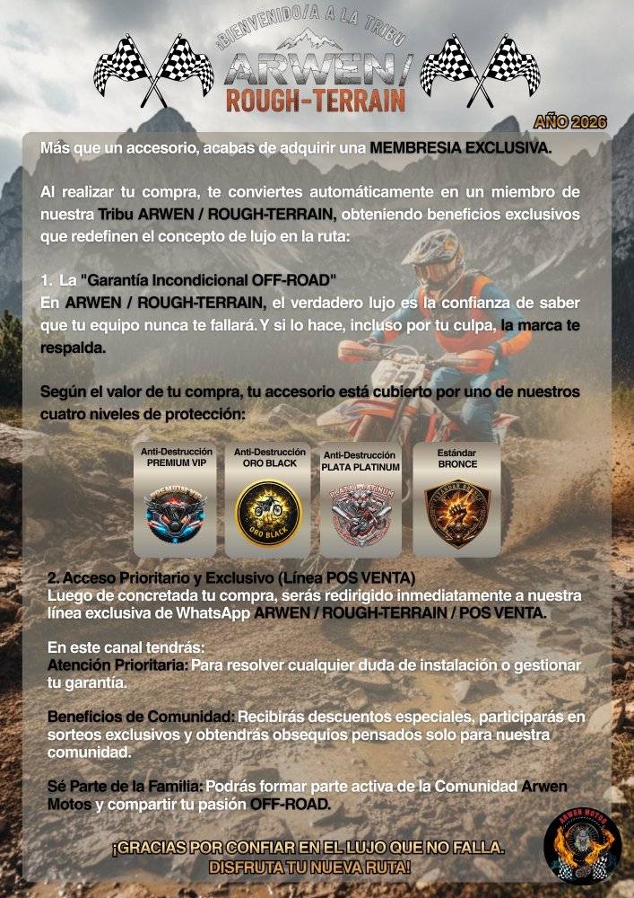 A BENEFICIOS LIGADOS A TU COMPRA APACHE