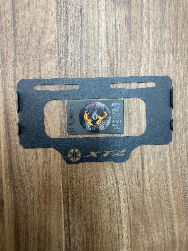 PORTA PLACA XTZ125 - PERFORADO