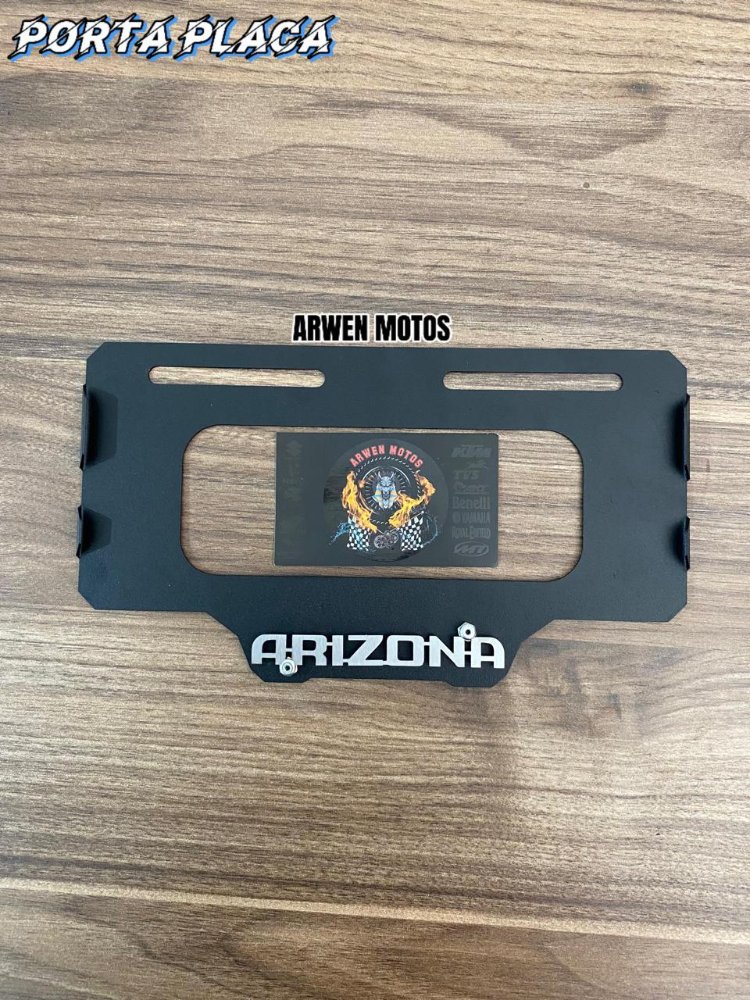 PORTA PLACA ARIZONA200 - RELIEVE