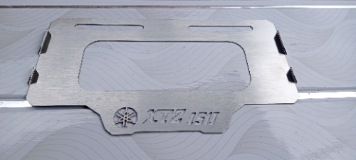 PORTA PLACA XTZ150 - PERFORADO