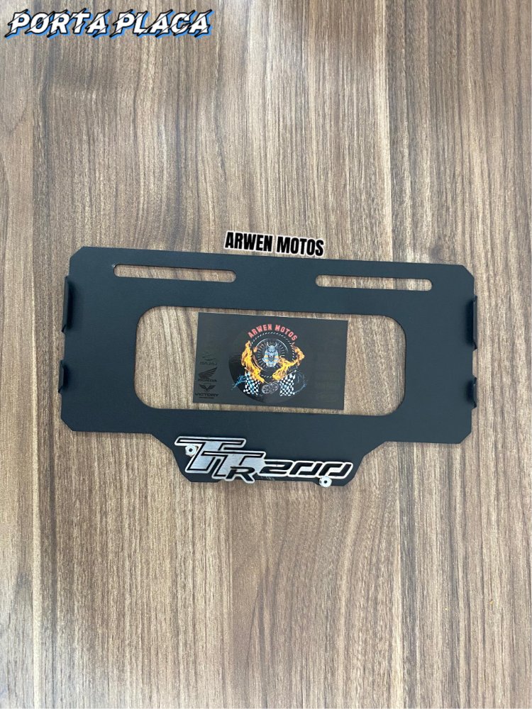 PORTA PLACA TT - RELIEVE