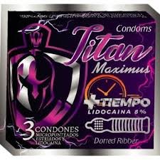 TITAN MAXIMUS CON BENZOCAINA
