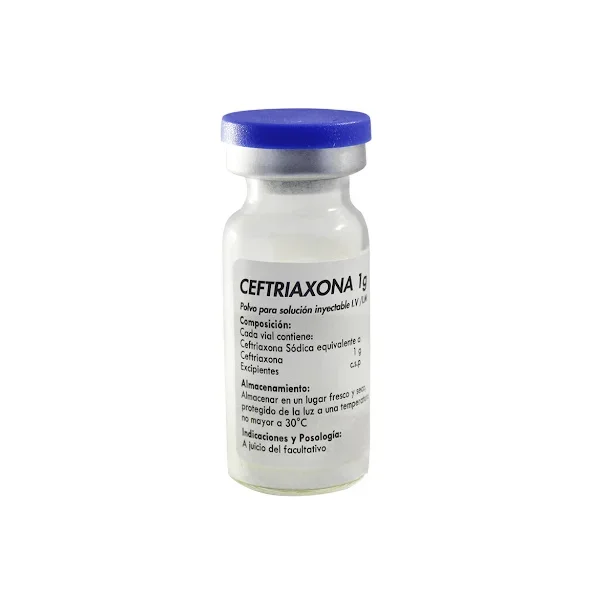 CEFTRIAXONA 1G FARMACEF
