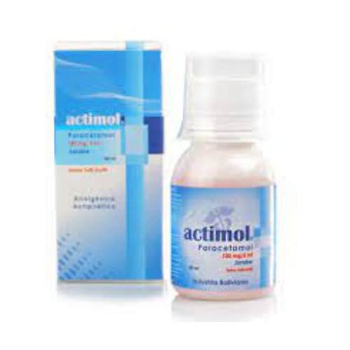 PARACETAMOL 120 MG/5 ML ACTIMOL JARABE