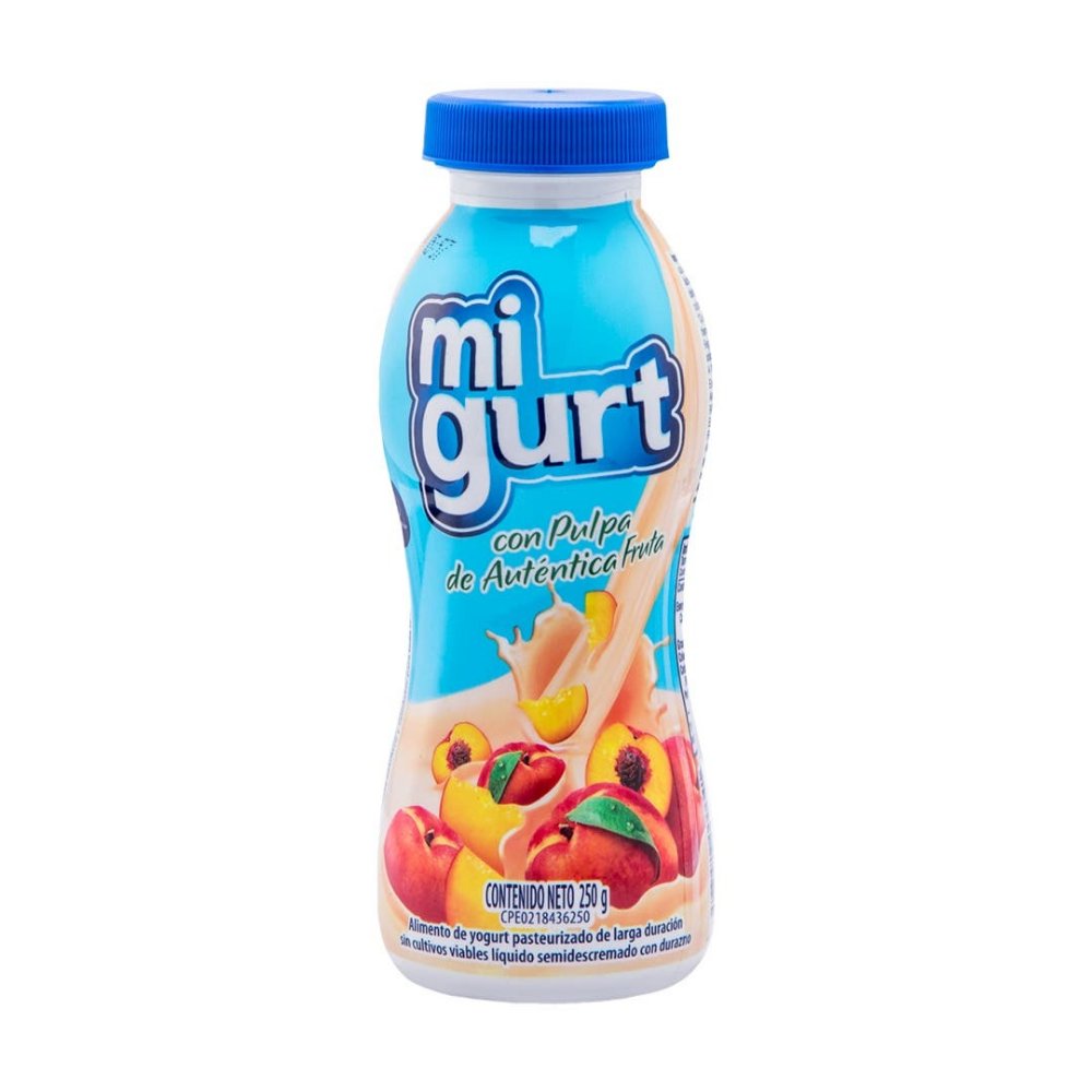 MIGURT FRUTA DURAZNO 250GX24UN