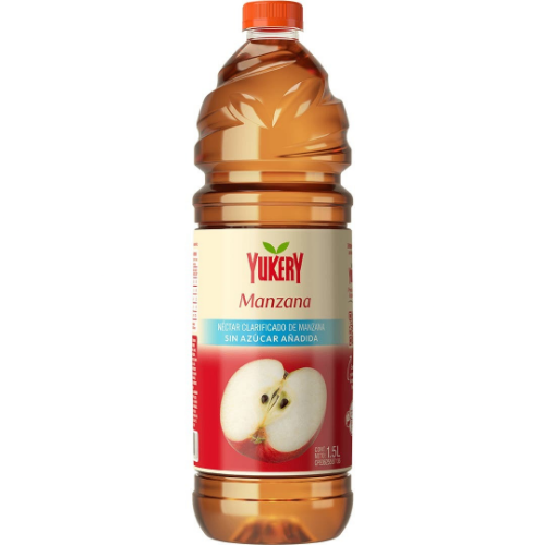 YUKERY MANZANA SIN AZUCAR 1,5LX6UN