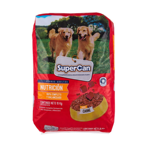 SUPER CAN CARNE HUESO 10KGX1UN