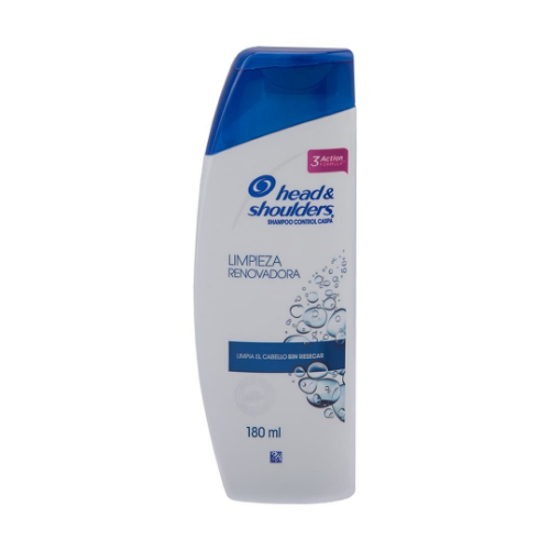 H&S SHAMPOO LIMPIEZA RENOVADORA 180CCX12UN