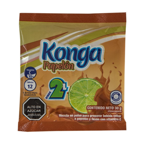KONGA PAPELÓN CON LIMÓN 30GX8X14
