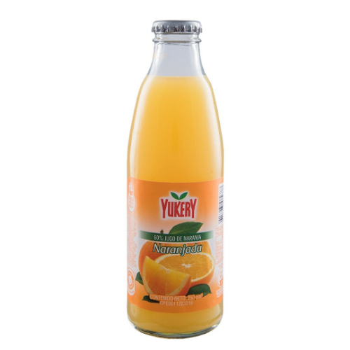 YUKERY BOT. NARANJADA 250MLX12UN