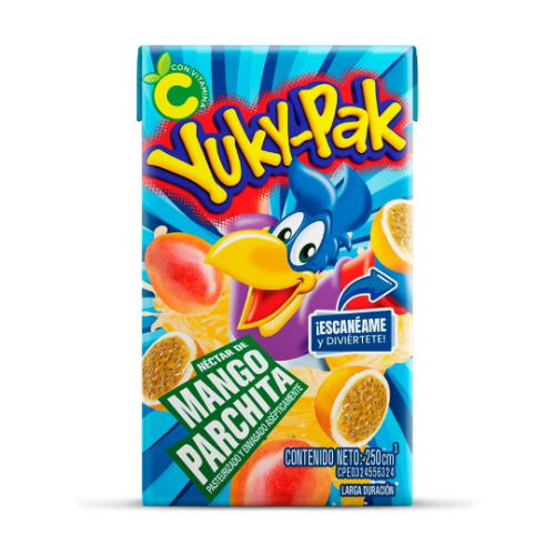 YUKY-PAK MANGO PARCHITA 250MLX24UN