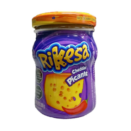 RIKESA CHEDDAR PICANTE 200GX18UN