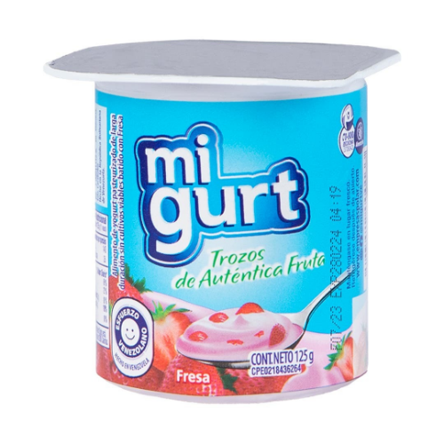 MIGURT FRUTA FRESA 125GX24UN