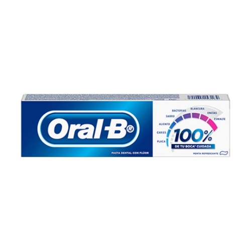 ORAL B CREMA DENTAL 100% 70GX24UN