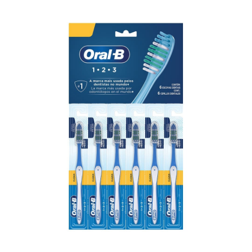ORAL B CEPILLO DENTAL 1-2-3 SETX6UN120GX6RIS