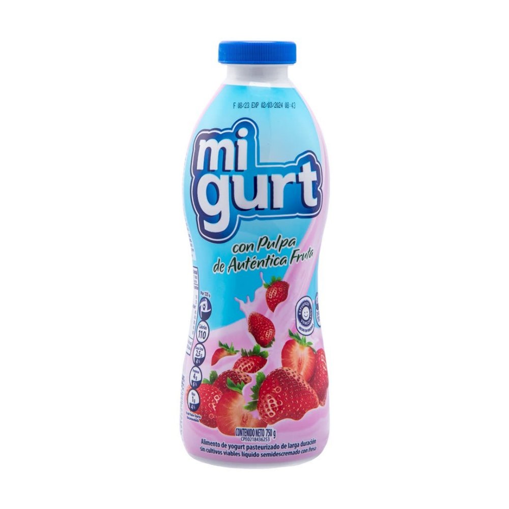 MIGURT FRUTA FRESA 750GX12UN