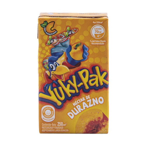 YUKY-PAK DURAZNO 250MLX24UN