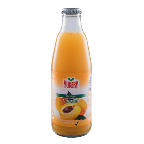 YUKERY BOT DURAZNO 250MLX12UN